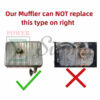 Muffler and Gaskets for Predator 3500-Watt SUPER QUIET Inverter Generator - Image 3