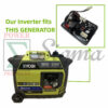 Inverter For RYOBI 2300-Watt Digital Bluetooth Inverter Generator RYi2322 - Image 2