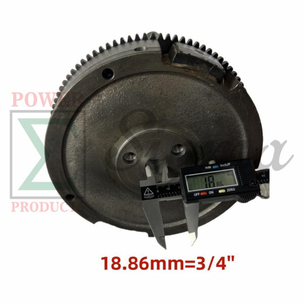 Flywheel with Gear and Magneto for Electric Start Upgrade - Compatible with Predator 301cc 8HP Recoil Start Engine & 6500-Watt 301cc 8HP Gas Generator - Image 2