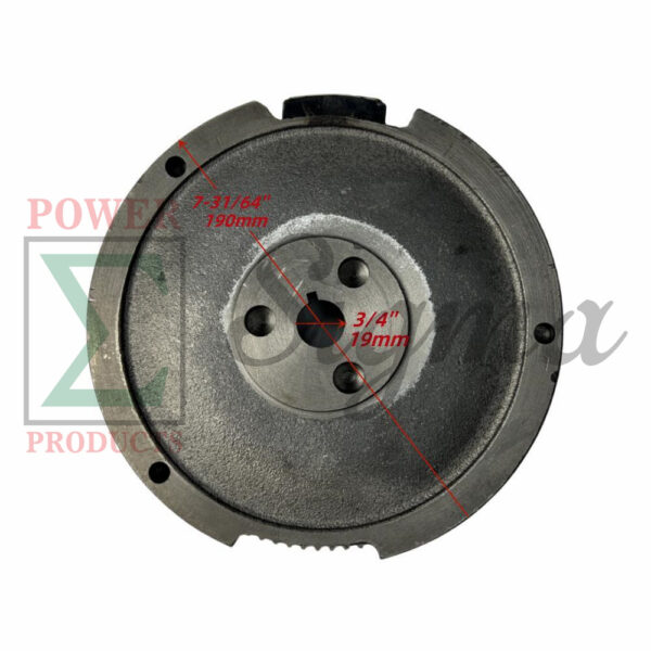 Flywheel with Gear and Magneto for Electric Start Upgrade - Compatible with Predator 301cc 8HP Recoil Start Engine & 6500-Watt 301cc 8HP Gas Generator - Image 5