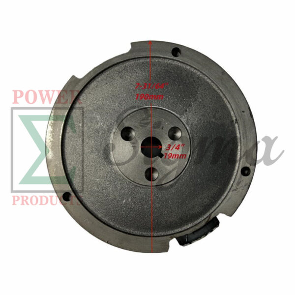 Key Shaft Flywheel (No Magneto) for Predator 301cc 8HP Recoil Start Engine for Predator 301cc 8HP Recoil Start 6500 Watts Generator - Image 5