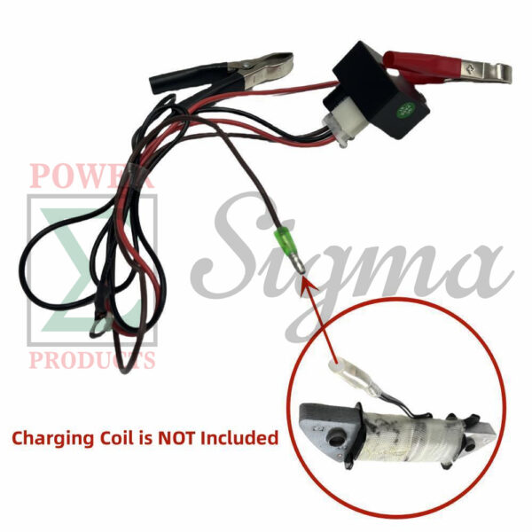 Rectifier/Voltage Regulator with Charging Clips and Bolts to Prevent Battery Overcharge for Gas Engine Electric Start Upgrades - Image 2