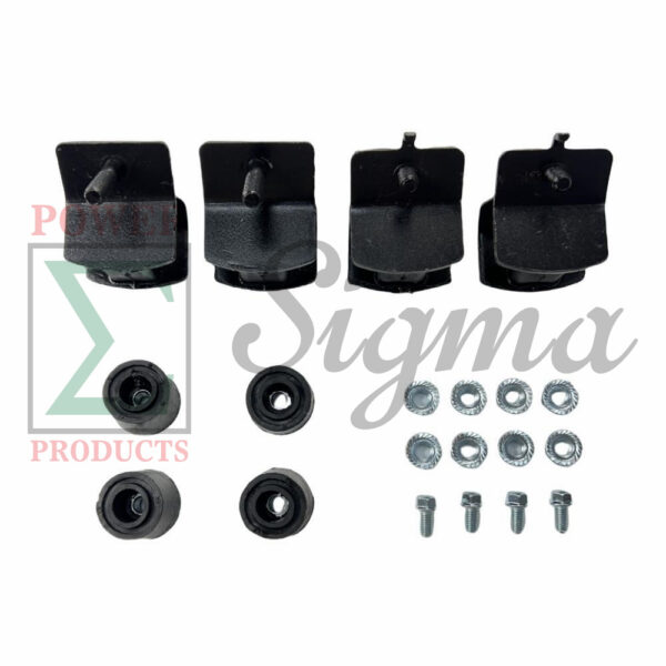 Frame Shock Absorbing Seat and Anti-Vibration Mounts with Bolts- Replacement for Predator 4550-Watt Surge 3650W Running (SKU# 59192, 59189, 59303)