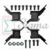 4PCS Heavy-Duty Anti-Vibration Mounts with Bolts & Nuts for DuroMax 15000W Generators – Fits XP15000HXT and XP15000HX Models