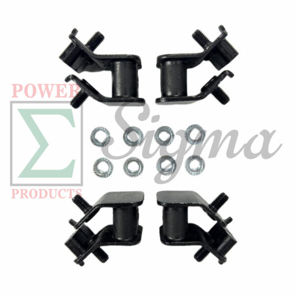 4PCS Anti-Vibration Mounts with nuts for Predator 5000-Watt Dual-Fuel Inverter Generator (Compatible with SKU 71367, 70143)