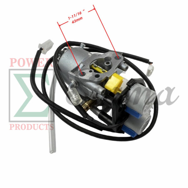 Carburetor Assembly with Stepper Motor, Gaskets & Fuel Line for Predator 5000 Watts Dual-Fuel Inverter Generator (Fits SKU 71367, 70143) - Image 4