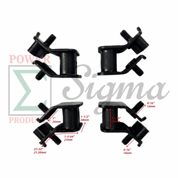 4PCS Anti-Vibration Mounts with nuts for Predator 5000-Watt Dual-Fuel Inverter Generator (Compatible with SKU 71367, 70143) - Image 3