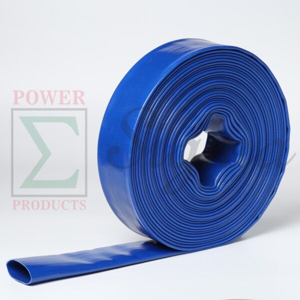 8" In Dia x 100 ft Heavy Duty Flat Lay Sump Pump Discharge and Backwash PVC Hose 4 Bar