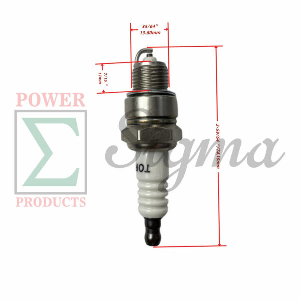 Spark Plug for Pulsar PG2300iS 2300W Surge 1800W Rated Inverter Generator - Image 2