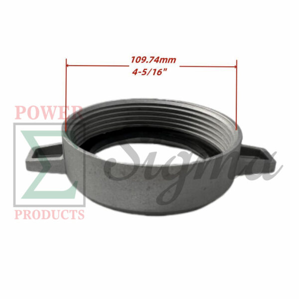 4" Inch Female Hose Connector with NPT Thread / Pin Lug / Hose Shank / Coupling with O-ring Seal - Image 6