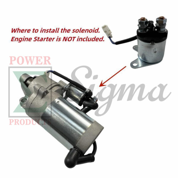 Engine Starter Solenoid & Bolts for Predator 5000-Watt Dual-Fuel Inverter Generator (Compatible with SKU 71367, 70143) - Image 4