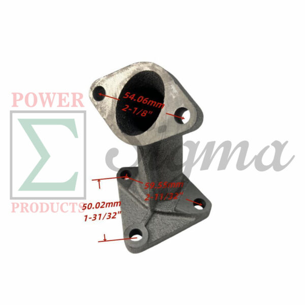 Muffler and 45-Degree Manifold with Bolts & Gaskets for Predator 13HP 420cc Engines (60340, 60349, 69736) for DuroMax 16HP/18HP XP16HPE XP18HPE Engines - Image 4