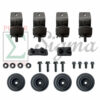 Frame Shock Absorbing Seat and Anti-Vibration Mounts with Bolts- Replacement for Pulsar PG2300iS 2300W Surge 1800 Rated Inverter Generator