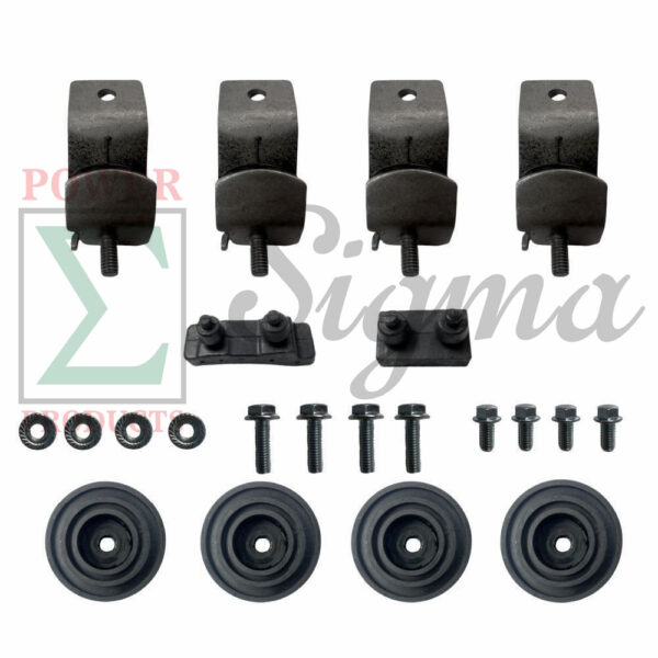Frame Shock Absorbing Seat and Anti-Vibration Mounts with Bolts- Replacement for Pulsar PG2300iS 2300W Surge 1800 Rated Inverter Generator