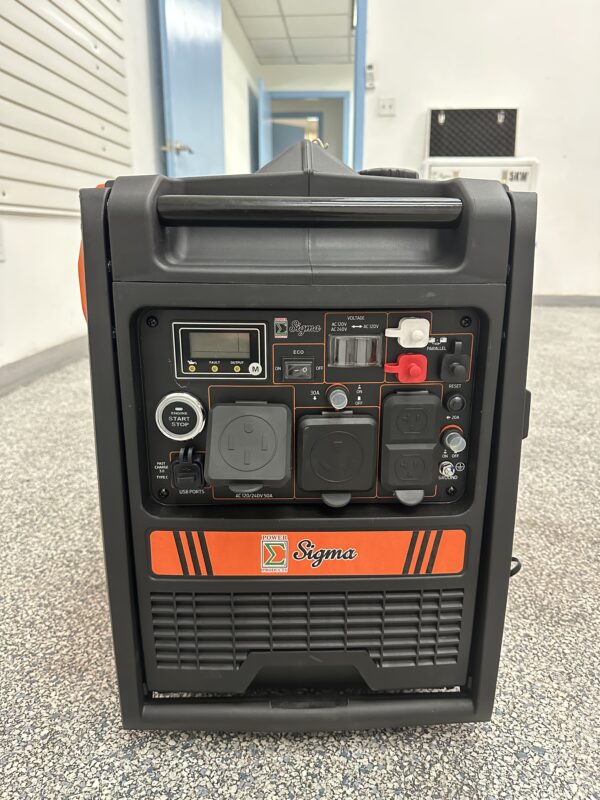 Sigma Dual Fuel 6500 Watts Inverter Generator Super Quiet CO Alert Parallel Ready - Image 3