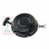 Recoil Starter with Handle & Bolts - Compatible Replacement for PREDATOR Open Frame Inverter Generators 8750W Surge / 7000W Running (SKU# 71340, 59190)