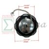 Fuel Tank Cap with Chain Compatible Replacement for PREDATOR Open Frame Inverter Generators 8750W Surge / 7000W Running (SKU# 71340, 59190) - Image 4