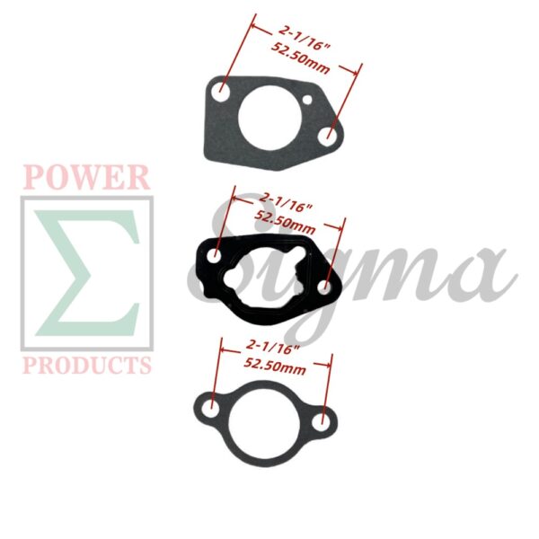 Gaskets for Carburetor Muffler Cylinder Head Crankcase Cover and Oil Seals for PREDATOR Open Frame Inverter Generators 8750W Surge / 7000W Running (SKU# 71340, 59190) - Image 4