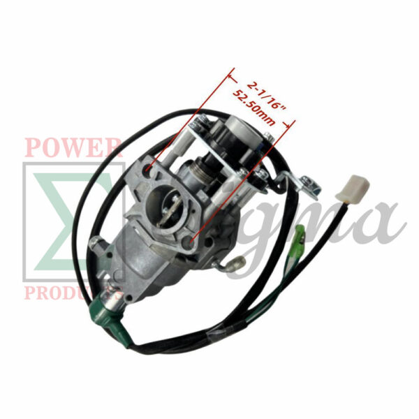 Carburetor with gaskets and fuel line--Compatible Replacement for PREDATOR Open Frame Inverter Generators 8750W Surge / 7000W Running (SKU# 71340, 59190) - Image 2