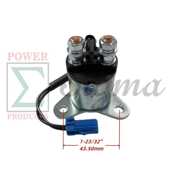Engine Starter Solenoid with bolts- Compatible Replacement for PREDATOR Open Frame Inverter Generators 8750W Surge / 7000W Running (SKU# 71340, 59190) - Image 2