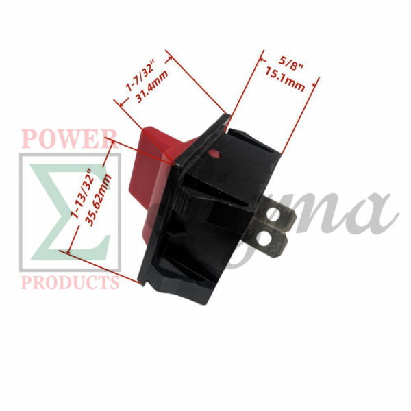 2-Prong 2-Position On/Off Rocker Switch for Water Pump Engine & Generator - Image 7