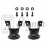 2PCS Rubber Feet Support with Bolts & Nuts for 10" IN. Wheel – Compatible with Westinghouse Generator (Non-Inverter Models) WGen6000 WGen7500 WGen7500DF WGen9500 WGen9500DF WGen9500DFc WGen9500TFc