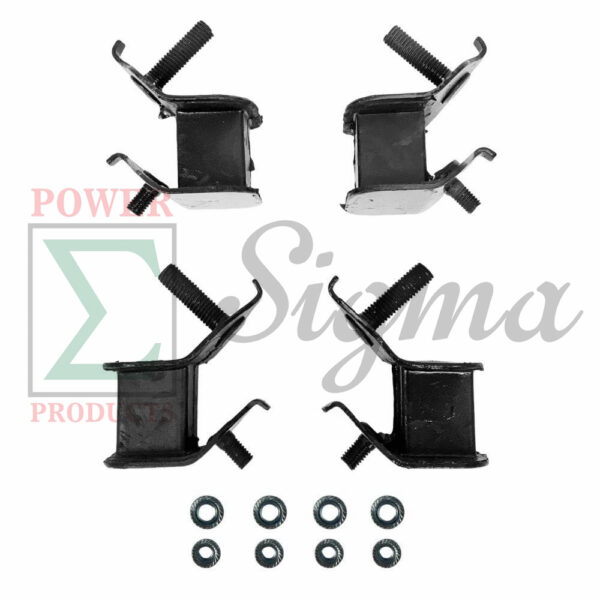 4PCS Anti-Vibration Rubber Mounts--Compatible Replacement for PREDATOR Inverter Generators 9500-Watt Surge / 7600-Watt Running (SKU# 71365, 59188)