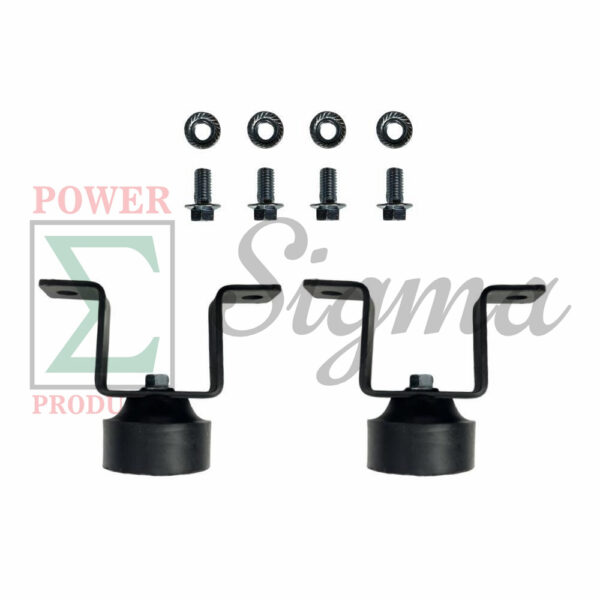 2PCS Rubber Feet Support with Bolts & Nuts for 10" Wheel – Compatible with Harbor Freight Predator Generator (Non-Inverter Models)