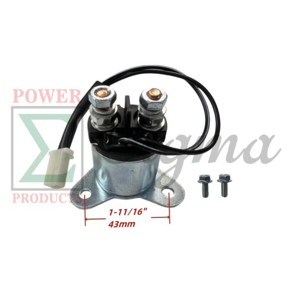 Engine Starter Solenoid with bolts--Compatible Replacement for PREDATOR Inverter Generators 9500-Watt Surge / 7600-Watt Running (SKU# 71365, 59188) - Image 2