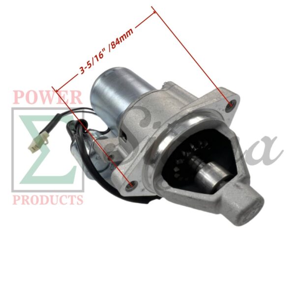 Engine Starter Motor with Solenoid and Bolts --Compatible Replacement for PREDATOR Inverter Generators 9500-Watt Surge / 7600-Watt Running (SKU# 71365, 59188) - Image 2
