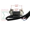 Ignition Coil with bolts and Spark Plug--Compatible Replacement for PREDATOR Open Frame Inverter Generators 8750W Surge / 7000W Running (SKU# 71340, 59190) - Image 2