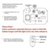 Remote Control Key Fob for Predator 5000-Watt Dual Fuel Inverter Generator 71367 70143 for Westinghouse Inverter Generator iGen4000DFc iGen4500 iGen4500DF iGen5000c iGen5000DF iGen5000DFc iGen11000DFc - Image 5