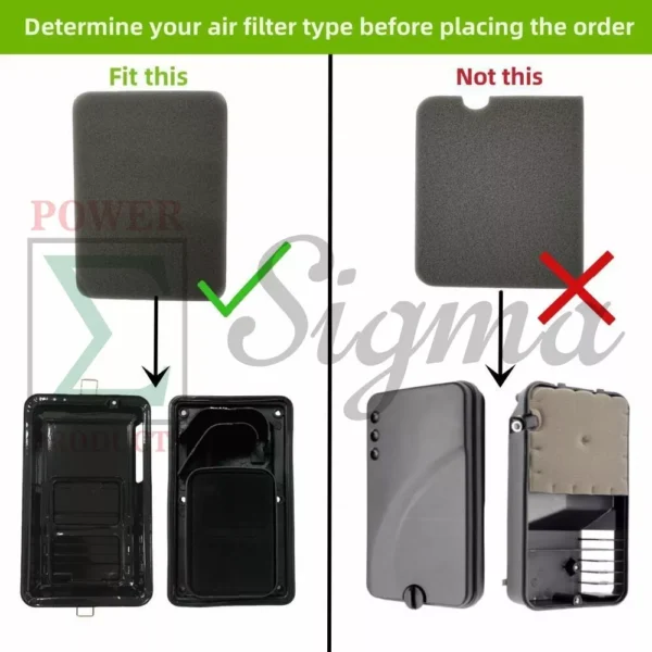 Air Filter Element--Compatible Replacement for PREDATOR Inverter Generators 9500-Watt Surge / 7600-Watt Running (SKU# 71365, 59188) - Image 3