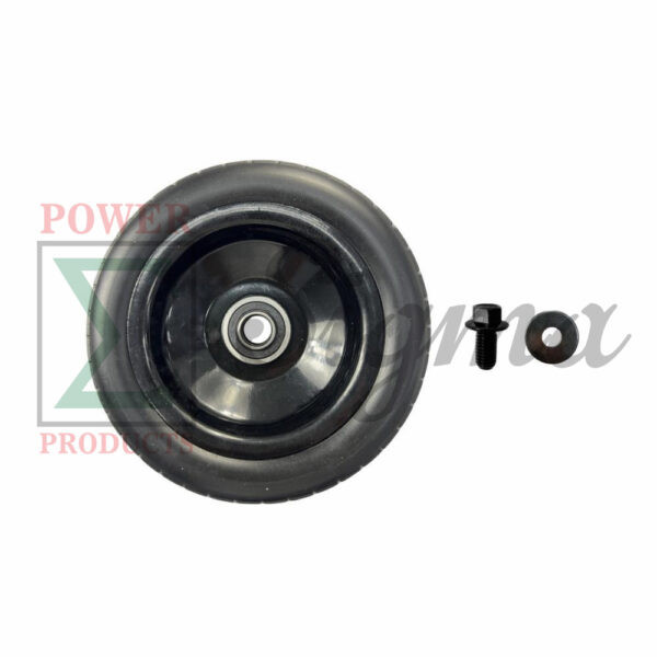 Wheel with bolts--Compatible Replacement for PREDATOR Inverter Generators 9500-Watt Surge / 7600-Watt Running (SKU# 71365, 59188)