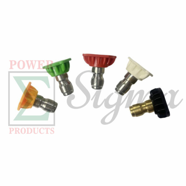5 Quick Connect Spray Nozzles Tips for Westinghouse WPX 3600PSI 2.7 GPM for Generac Speedwash 3200PSI 2.7GPM Pressure Washer for Predator 3100PSI 3200PSI 2.8GPM Pressure Washer