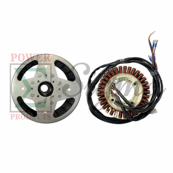Stator Rotor/Motor Assembly--Compatible Replacement for PREDATOR Inverter Generators 9500-Watt Surge / 7600-Watt Running (SKU# 71365, 59188)