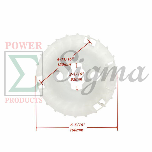 Cooling Fan for Predator 79cc 99cc 3HP Gas Engine for Coleman Powersports CT100U CC100X Mini Trail Bike Scooter for Champion 1500W 1800W Non-Inverter Generator for All Power APG3014 2000W Generator - Image 2