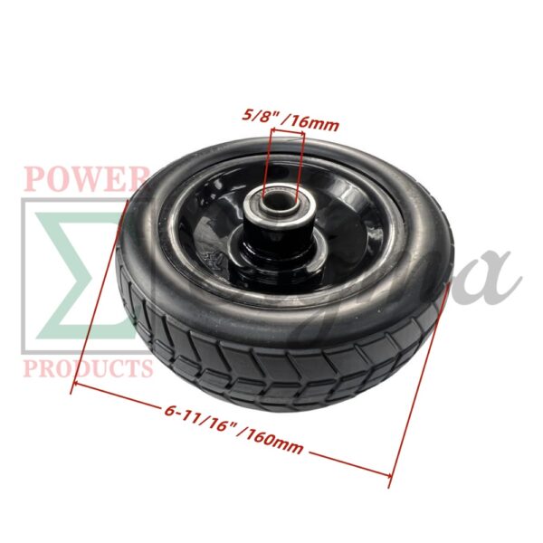 Wheel with bolts--Compatible Replacement for PREDATOR Inverter Generators 9500-Watt Surge / 7600-Watt Running (SKU# 71365, 59188) - Image 2