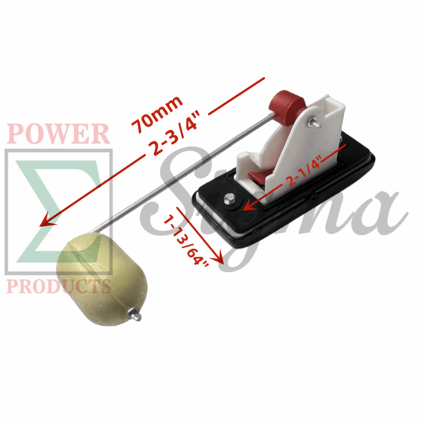 Rectangular Fuel Level Gauge/Indicator for DuroMax XP4400E XP5500HX for All Power APG3002S APG3302 APG3012 APG3001 6.5HP for WEN 3500W 4750 Watts for DEWALT DXGNR4000 Non-Inverter Generator - Image 2