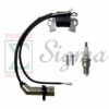 2-Wire Ignition Coil and Spark Plug for PREDATOR 9500-Watt Inverter Generator For DuroMax XP9000iH XP9500iH 459cc Dual Fuel Inverter Generator For GENMAX GM9000iE GM9000iED GM9000iEDC
