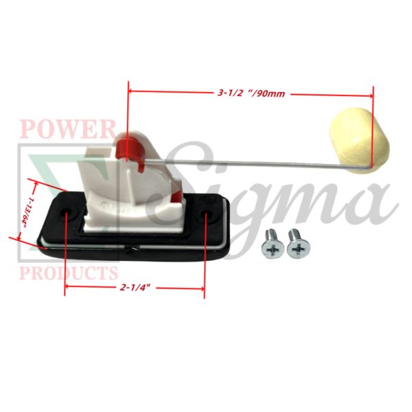 Fuel Level Gauge Indicator for Cummins Onan HomeSite Power 6500 and P9500DF Generator for Predator 9000/7250W (SKU 63970,63968, 63969) and 7000/8750 Watts (SKU#63085, 63086, 63087) 420cc Generator - Image 2