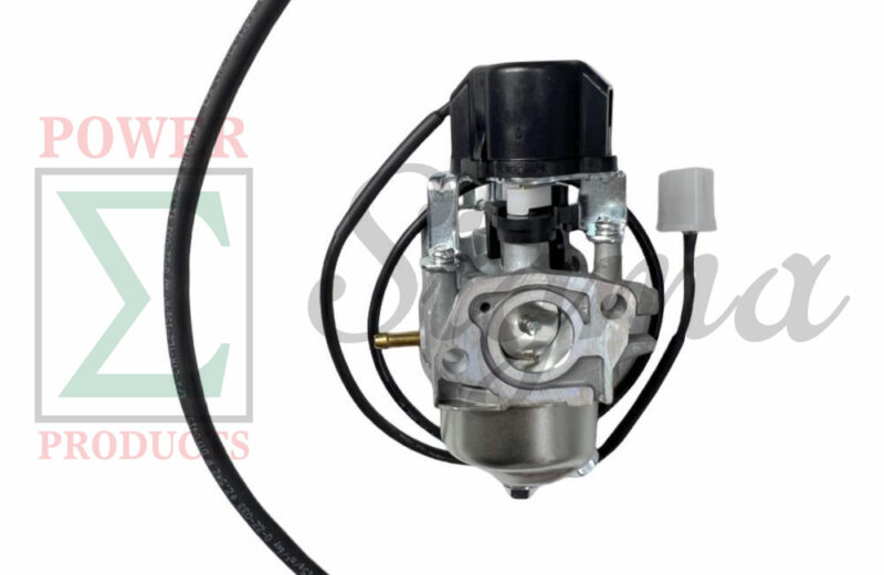 Carburetor with fuel line and stepper motor- Replacement for Predator Open Frame Inverter Generator 4550-Watt Surge 3650W Running (SKU# 59192, 59189, 59303)