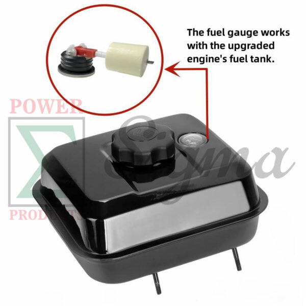 28mm-Diameter Round Push-in Fuel Level Gauge for 2-Cycle Gas Generator for Upgraded Fuel Tank on Baja Warrior Coleman Go Kart Mini Bike for Champion 2-in. 196cc Semi-Trash Water Pump Model 66520 - Image 3
