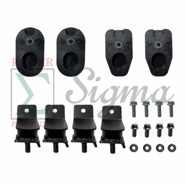 Frame Shock Absorbing Seat and Anti-Vibration Mounts with Bolts- Replacement for GENMAX 145cc Inverter Generators – GM2800iAE, GM2800iSAC, GM3200i, GM3300i, GM3500iAED, GM4000iSAPC & GM4000iSBEPC