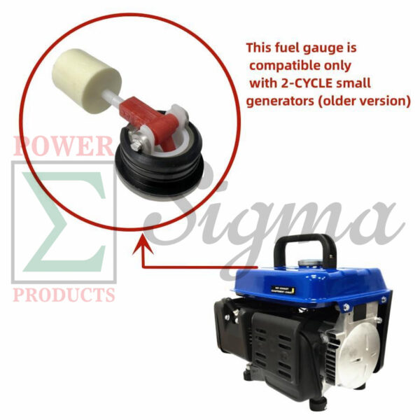 28mm-Diameter Round Push-in Fuel Level Gauge for 2-Cycle Gas Generator for Upgraded Fuel Tank on Baja Warrior Coleman Go Kart Mini Bike for Champion 2-in. 196cc Semi-Trash Water Pump Model 66520 - Image 4