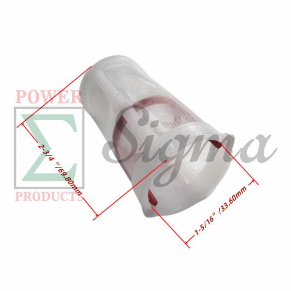 Fuel Tank Strainer Cup Filter for GENMAX 145cc Inverter Generators – GM2800iAE, GM2800iSAC, GM3200i, GM3300i, GM3500iAED, GM4000iSAPC & GM4000iSBEPC - Image 3