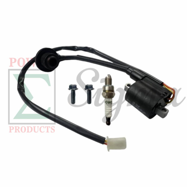 Ignitor and Spark Plug with Bolts for GENMAX GM3200i GM3300i 3200-Watt 3300-Watt 145cc Inverter Generators