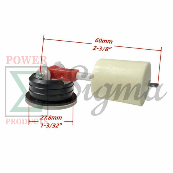 28mm-Diameter Round Push-in Fuel Level Gauge for 2-Cycle Gas Generator for Upgraded Fuel Tank on Baja Warrior Coleman Go Kart Mini Bike for Champion 2-in. 196cc Semi-Trash Water Pump Model 66520 - Image 2