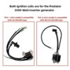 7-Wire Ignition Coil and Spark Plug For Predator 3500-Watt Inverter Generator with CO Sensor Alert - Image 4