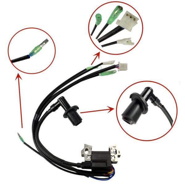 7-Wire Ignition Coil and Spark Plug For Predator 3500-Watt Inverter Generator with CO Sensor Alert - Image 3
